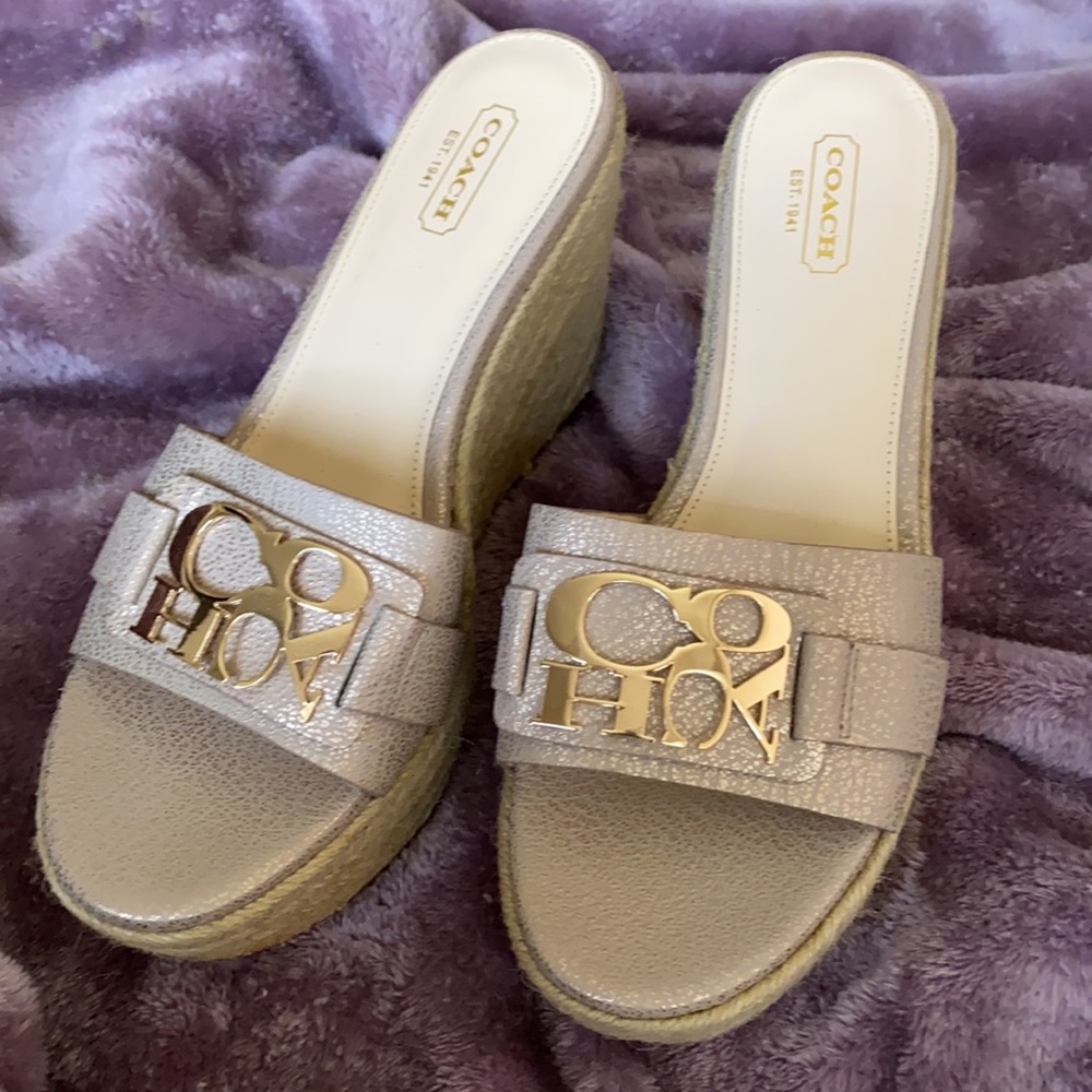 Coach wedges